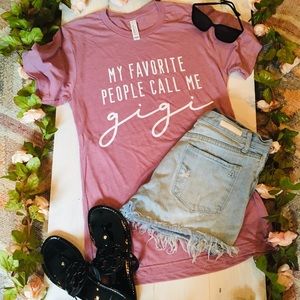 Gigi or Mimi Bella Canvas Unisex Triblend Tee